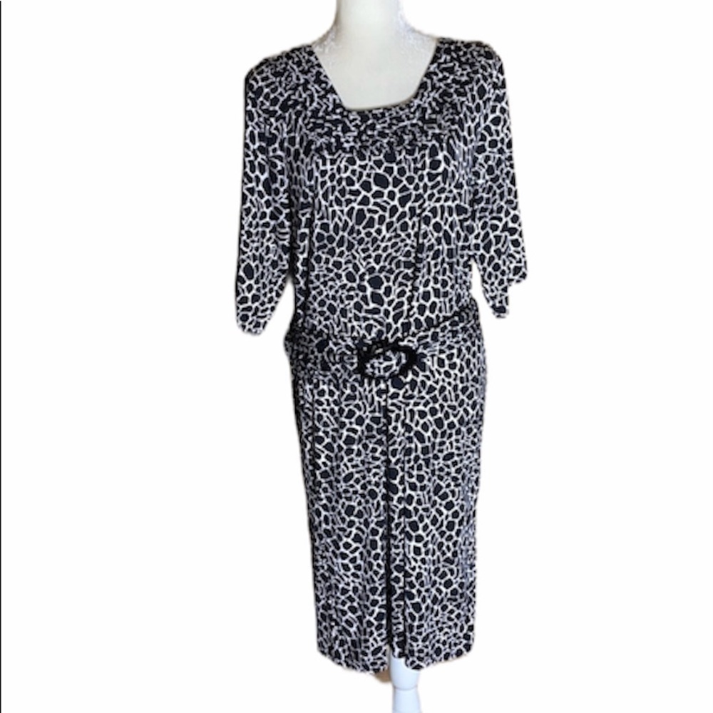 Dana Buchman square neck maxi dress